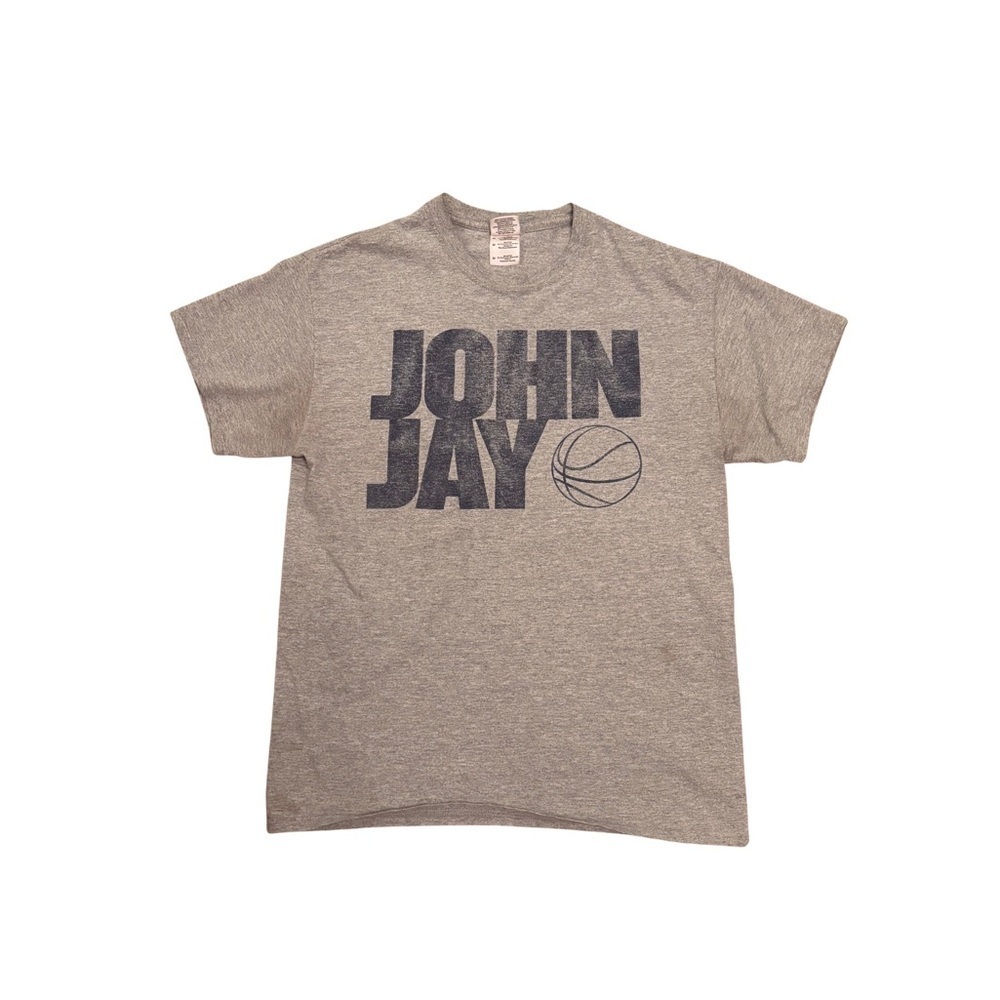 Gildan Gray Graphic « John Jay » T-Shirt